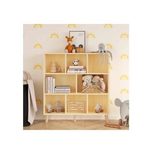 Hanah home Polica za knjige Bristol Maple Cene