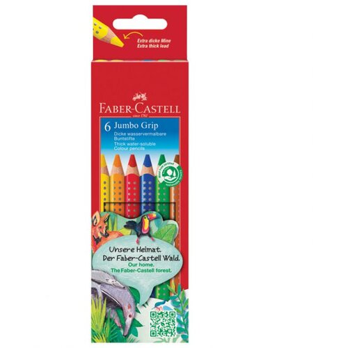  BOJE DRVENE 6BOJA JUMBO GRIP FABER-CASTELL 110906 Cijene