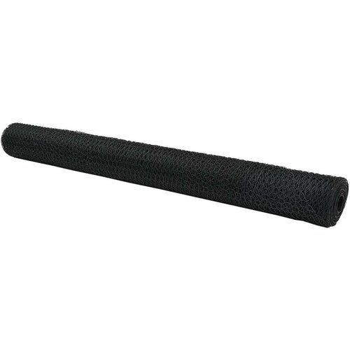 vidaXL Heksagonalna ograja Siva 1.4x10 m Jeklo Cene