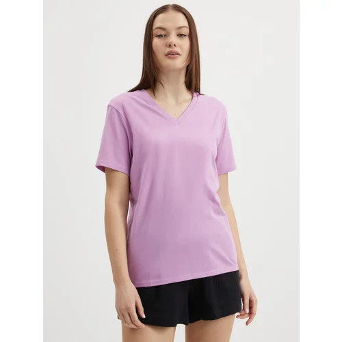 O'neill ESSENTIALS V-NECK T-SHIRT Ženska majica, ružičasta, veličina