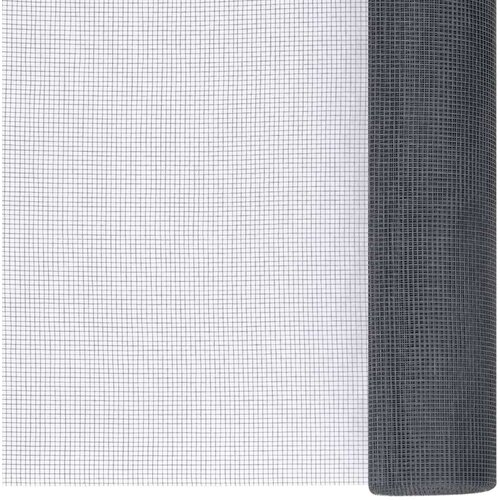 VidaXL mrežasti zaslon od stakloplastike 80 x 1000 cm sivi Slike