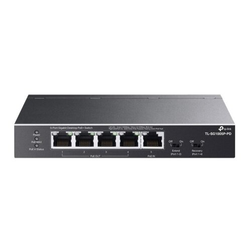 Tp-link TL-SG1005P-PD 5-port Gigabit 4xPoE+ 66W napajanje preko PoE++ mrežno stikalo-switch Cene