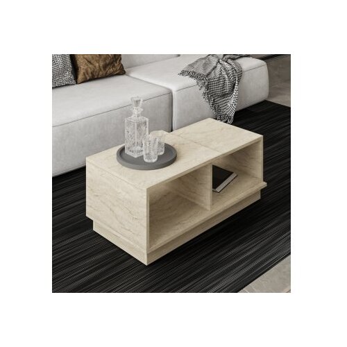 Hanah home stočić za dnevnu sobu consept - travertine travertine coffee table Slike