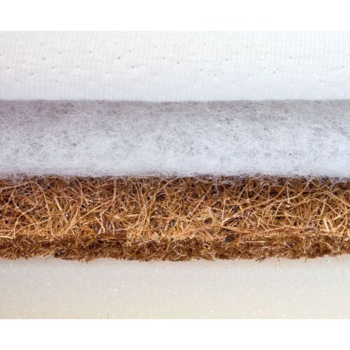 Sensillo Luxe madrac od kokosa i pjene 120x60x11cm bijeli Slike