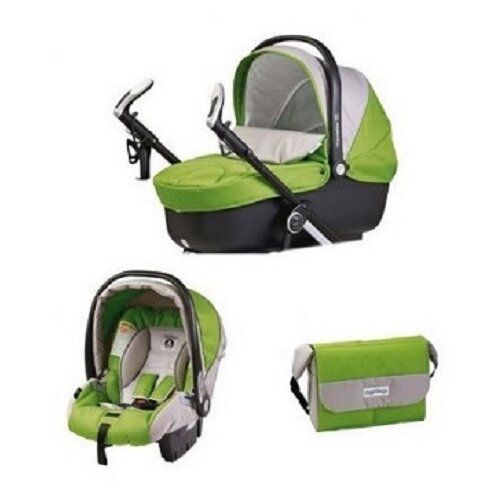 Peg-Perego Set nosiljka, autosedište i torba Modular On track Green tea Cene