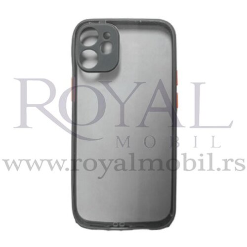  futrola pvc sa okvirom No2 za iphone 12 pro max (6.7) crna Slike
