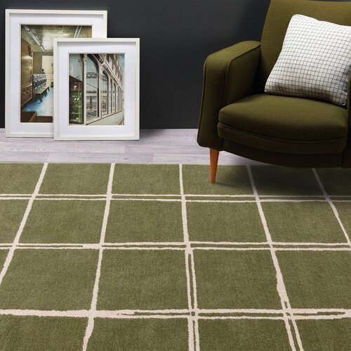 Asiatic Carpets Zelena ročno tkana volnena preproga 200x290 cm &amp;ndash; Slike