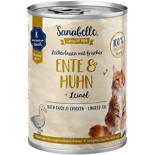 Sanabelle All Meat 6 x 400 g - Raca in pi&amp;scaron;čanec Slike