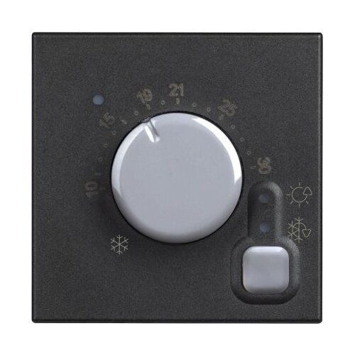BTICINO Elektronski sobni termostat Classia NO/NC 2A, 2M crni Slike