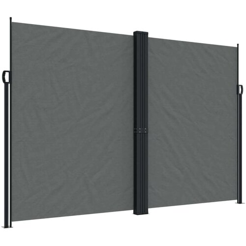 VidaXL Bočna tenda na uvlačenje antracit 220 x 1000 cm Slike