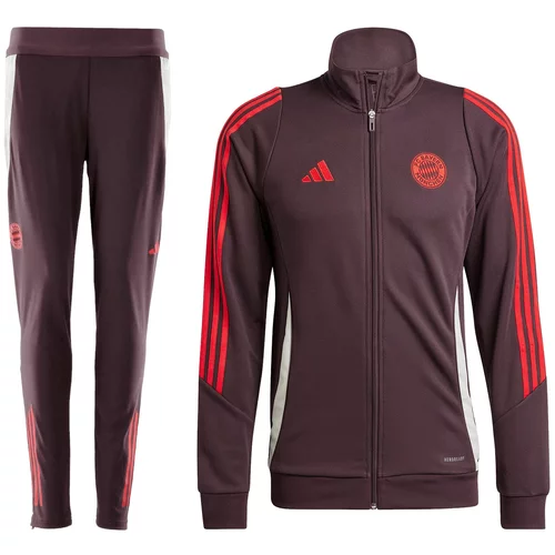 Adidas Odjeća za vježbanje 'FC Bayern München Teamline' crvena / bordo / bijela