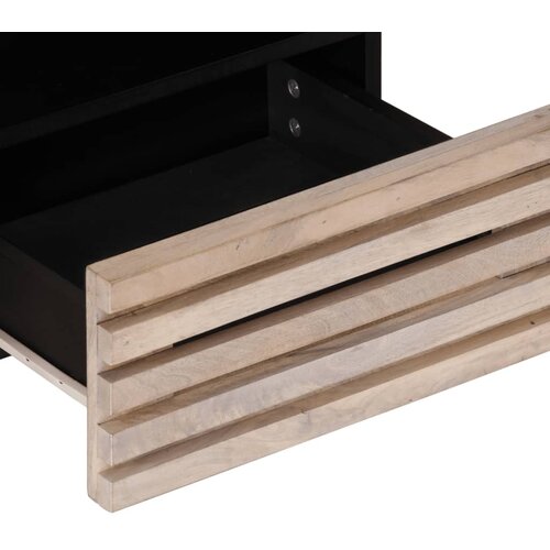  Stolić za kavu 80x55x40 cm od masivnog drva manga Slike