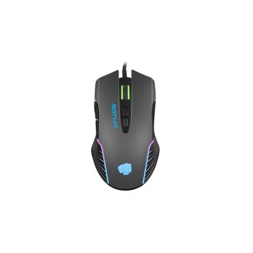 Fury hustler gaming mouse 6400dpi sensor rgb, gaming software (NFU-1698) - kutija (1 kom) Cene