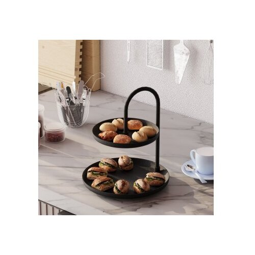 WALLXPERT stalak za nakit 20x21cm, crni Slike