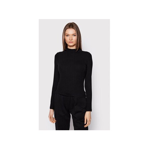 Urban Classics Bluza Turtleneck TB1708 Črna Slim Fit Slike