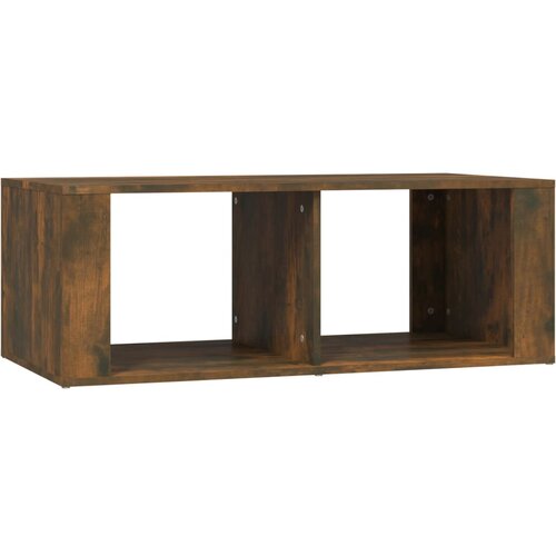 Maison Chic Klubska mizica - kavna mizica - Nizka mizica dimljeni hrast 100x50x36 cm inženirski les, (21755329) Cene