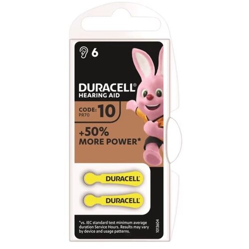 Duracell 10 PR70 cink-vazduh baterije za slu&amp;scaron;ni aparat, 6 komada Slike