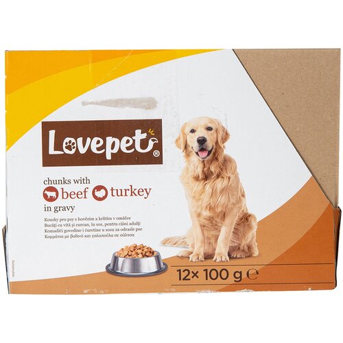 Lovepet Hrana za pse gov/curetina LP12x100g Cene