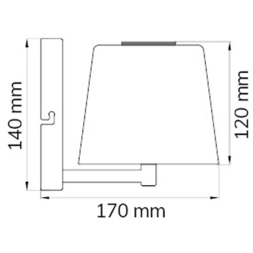 Wofi 4015.01.64.9000 - led prigu&amp;scaron;iva zidna lampa genk LED/2W/5V 2500 mah Slike
