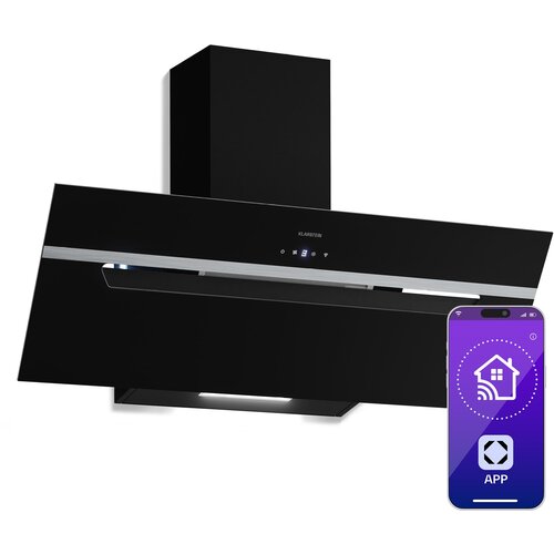 Klarstein BigBite kosa napa | režim ekstrakcije i recirkulacije zraka | sigurnosno staklo | 417 m³/h | 90 cm Cijene