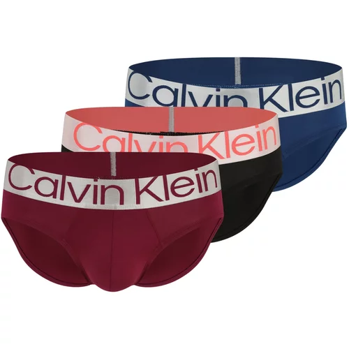 Calvin Klein Underwear Slip morsko plava / siva / boja vina / crna