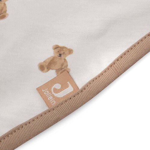 Jollein komplet 2 bombažnih slinčkov rutic teddy bear Slike