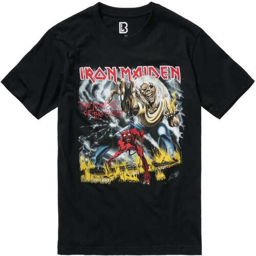 Brandit Iron Maiden Men T-Shirt NOTB Design 5 black Cene