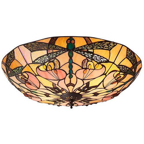 Endon 63922 - plafonsko svetlo tiffany ashton 2xE27/60W/230V prečnik 45 cm Cene