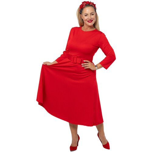 Pri Classic strapless flared midi dress ELISE 2 Slike