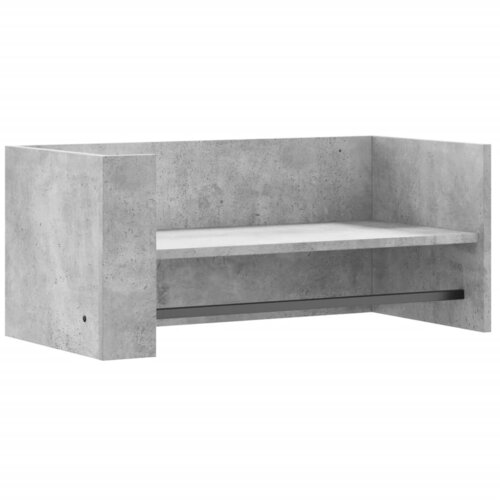 Maison Chic Stenska polica - Viseča Polica betonsko siva 70,5x35x30,5 cm iverna plo&amp;scaron;ča, (21758662) Slike