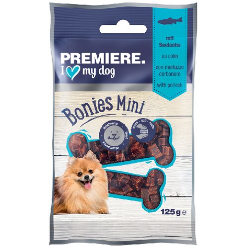 Premiere poslastica za pse Bonies Mini losos 125 g Cijene