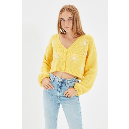 Trendyol yellow Knitwear Cardigan Slike