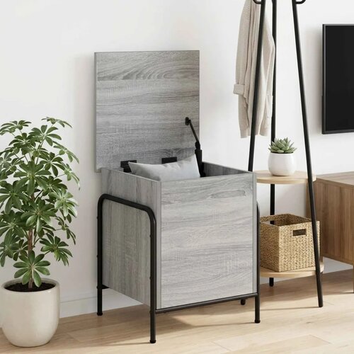  Kutija za spremanje Siva Sonoma 80 x 40 x 49 5 cm - Siva Sonoma 40 5 x 40 x 49 5 cm Slike