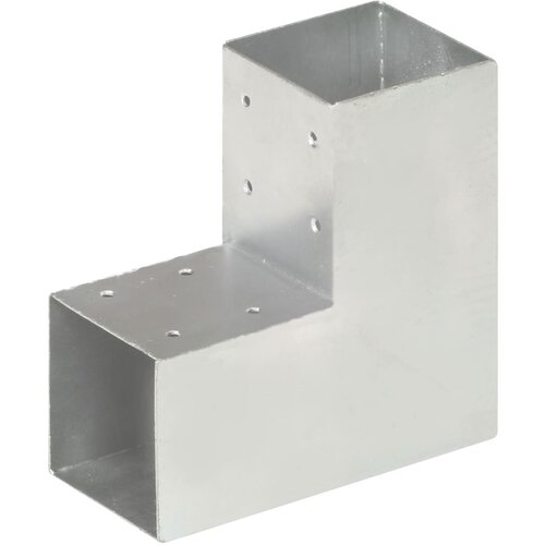 vidaXL Spojnik za steber L oblike pocinkana kovina 91x91 mm, (21049485) Cene