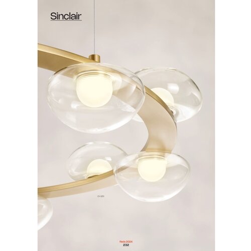  Redo 01-3247- LED prigu&amp;scaron;iva luster na sajli SINCLAIR LED/37,2W/230V CRI 93 IP21 Slike