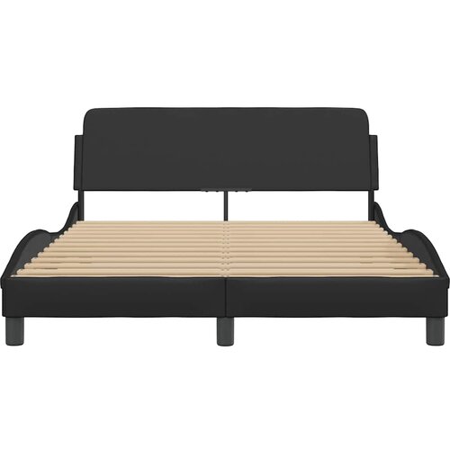  Okvir za krevet Dover Crni 135x190 cm Implicitna koža Slike