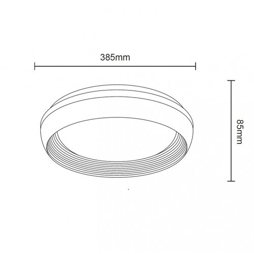 Solea 110 plafonska svetiljka 24/48W cct crna dim Cene