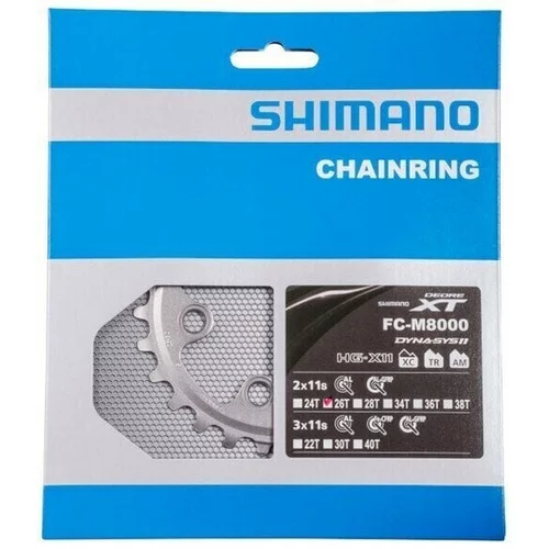 Shimano xt chainring 26T for FC-M8000 (for 36-26T) - Y1RL26000