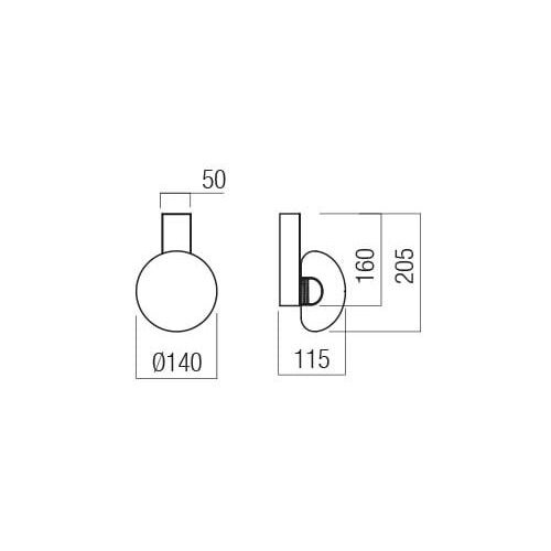  Redo 01-3239 - LED zidna lampa SINCLAIR LED/6,5W/230V CRI 93 IP21 zlatna Slike