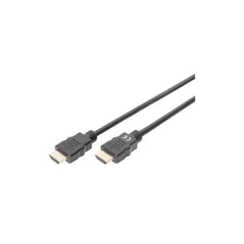 Digitus HDMI video priključni kabel [1x muški konektor HDMI - 1x muški konektor HDMI] 1.00 m crna