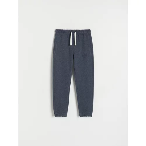 Reserved - Sportske jogger hlače s vezom - steel blue