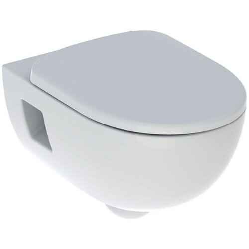 Geberit set stenske WC &amp;scaron;koljke z desko s pokrovom Selnova, brez roba, T=53 cm, bela, 501.750.00.1 Slike
