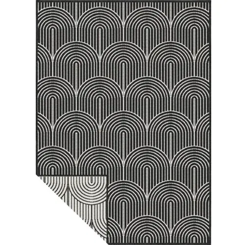 Hanse Home Črna/bela zunanja preproga 200x290 cm Pangli Black –