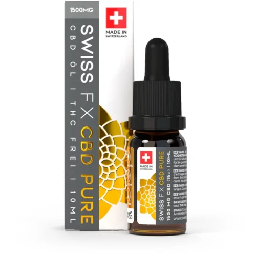 Swiss FX CBD olje Pure 15 % - 10 ml