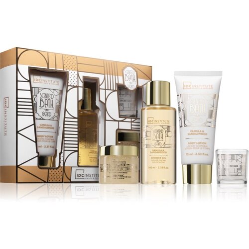 IDC INSTITUTE Scented Bath Gold Perfect Bath darilni set za ženske Cene