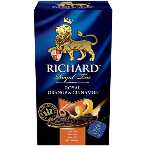 Richard royal orange &amp; cinnamon - crni čaj sa narandžom i cimetom, 25x2g Cene