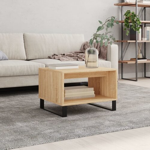  Stolić za kavu boja hrasta sonome 60x50x40 cm konstruirano drvo Cijene
