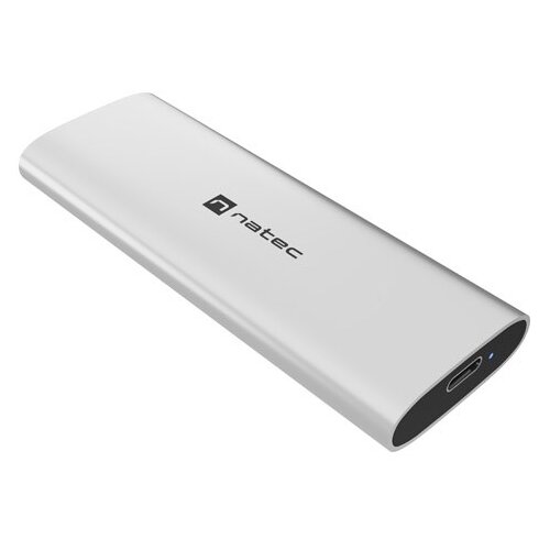 Natec RHINO M.2 NVME LITE EXTERNAL SSD ENCLOSURE USB-C 3.2 GEN 2 ARCTIC SILVER Cene