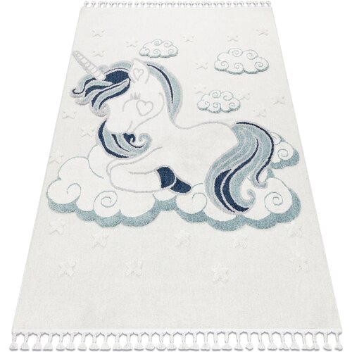 RugsX Preproge Preproga YOYO GD49 bela / siva - 140x190 cm Bela Cene