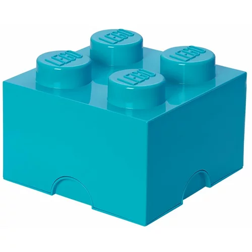 Lego Azurno modra kvadratna škatla za shranjevanje LEGO®